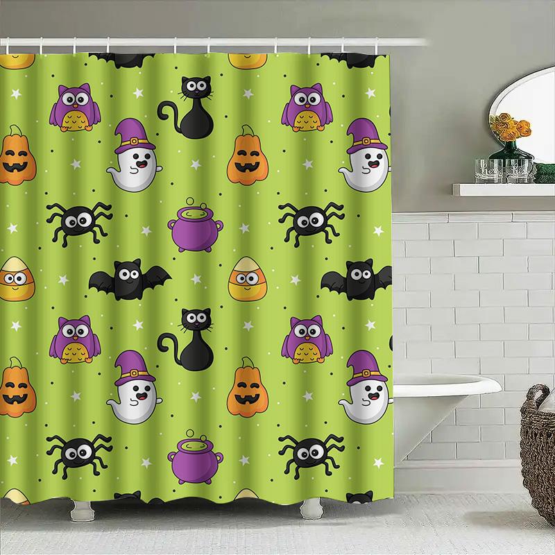1Pccute Halloween Bat Ghost Shower Curtain For Bathroom Kids Baby Room Decor W60H190(CM)-1 Pcs
1Pccute Halloween Bat Ghost Shower Curtain For Bathroom Kids Baby Room Decor W60H190(CM)-1 Pcs