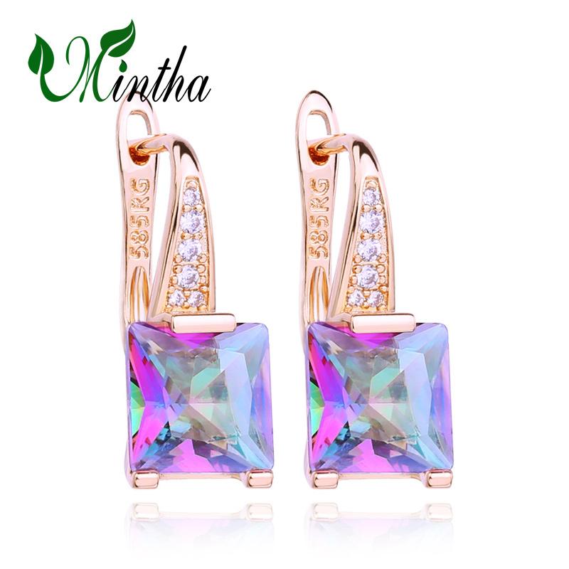MINTHA Клип Серьги Модные розовые золотые цвета свадьба ежедневная мода ювелирные изделия кубический цирконий серьги для женщин свадебные круглые серьги
MINTHA Клип Серьги Модные розовые золотые цвета свадьба ежедневная мода ювелирные изделия кубический цирконий серьги для женщин свадебные круглые серьги