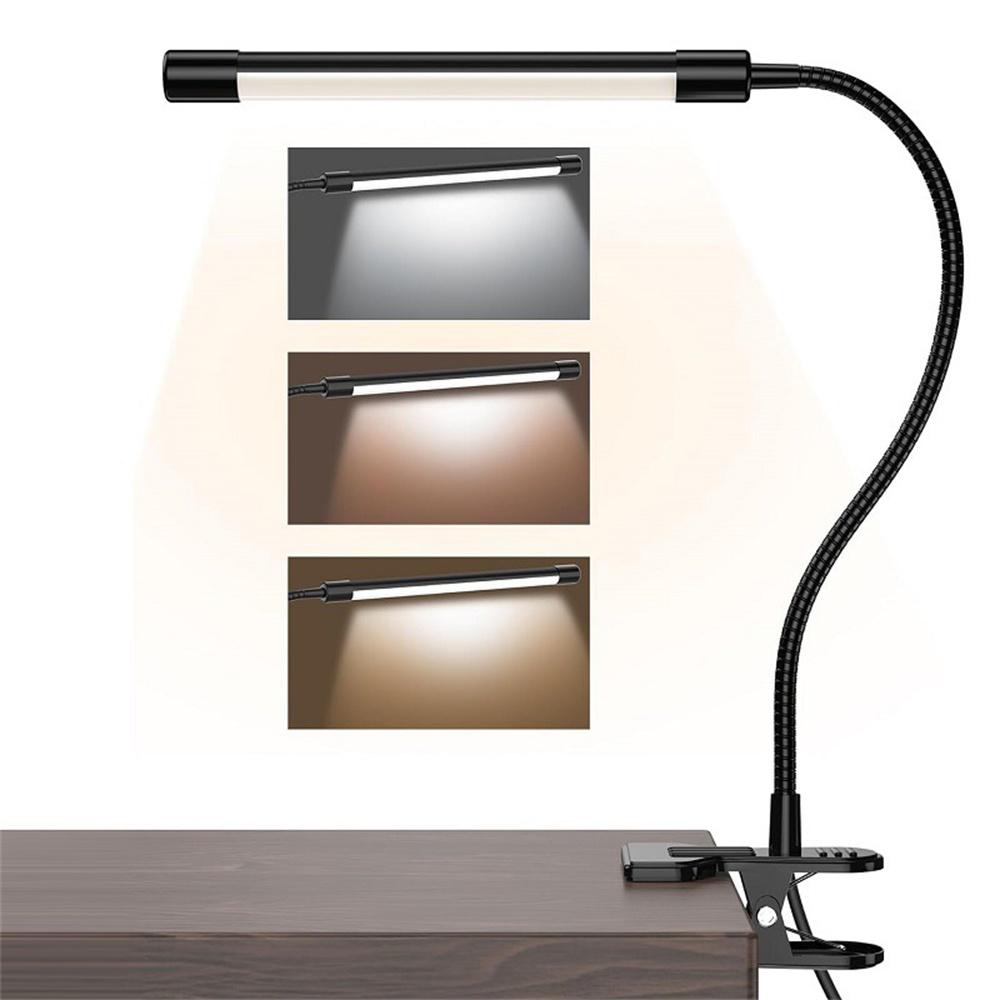LED Desk Lamp Eye-Care for Students Dorm Bedroom Reading USB Clamp Flexible Gooseneck Night Light 3 Color Modes
LED Desk Lamp Eye-Care for Students Dorm Bedroom Reading USB Clamp Flexible Gooseneck Night Light 3 Color Modes