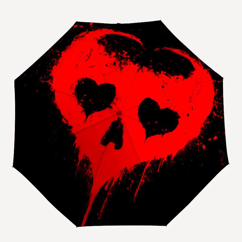 1pc Heart Skull Automatic Open/Close Umbrella Compact Folding Umbrella, All-Season Portable Umbrella for Women/Men F1124086
1pc Heart Skull Automatic Open/Close Umbrella Compact Folding Umbrella, All-Season Portable Umbrella for Women/Men F1124086