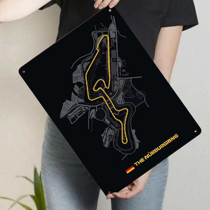 Nurburgring Track Metal Wall Art Racing Decor Car Enthusiast Gift Home Decoration for Garage Office 20x30cm(7.8x11.8inch)
Nurburgring Track Metal Wall Art Racing Decor Car Enthusiast Gift Home Decoration for Garage Office 20x30cm(7.8x11.8inch)