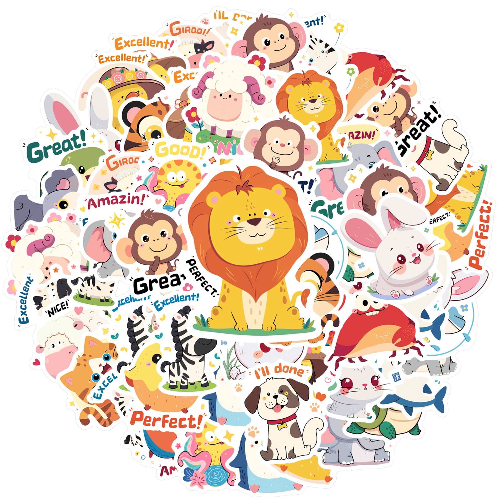 35pcs-70pcs Cute Cute Characters Stickers Cartoon Animals Cartoon Stickers Animal Stickers For DIY Phone Laptop Scrapbook Bike
35pcs-70pcs Cute Cute Characters Stickers Cartoon Animals Cartoon Stickers Animal Stickers For DIY Phone Laptop Scrapbook Bike