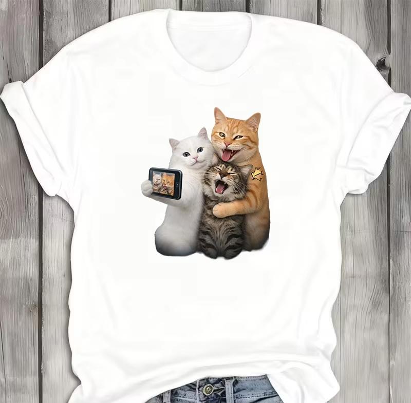 Cartoon Cat Short Sleeve Women s Women Short Sleeved Couple s Short Sleeved Comfortable Home Plus Size Short Sleeved Shirt Tops 4XL
Cartoon Cat Short Sleeve Women s Women Short Sleeved Couple s Short Sleeved Comfortable Home Plus Size Short Sleeved Shirt Tops 4XL