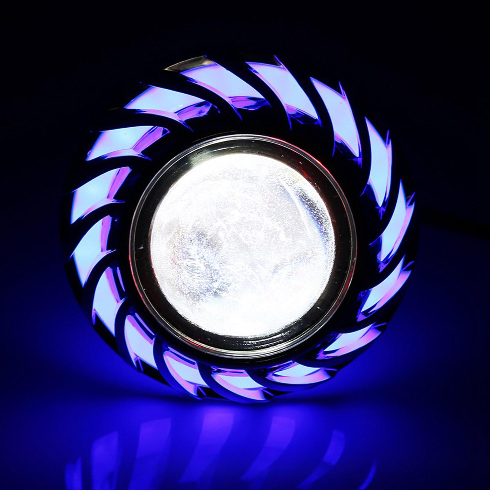 Фара для мотоцикла, светодиодная линза проектора, одинарный ореол, ангел, дьявольский глаз, точечный свет, белый синий
Фара для мотоцикла, светодиодная линза проектора, одинарный ореол, ангел, дьявольский глаз, точечный свет, белый синий