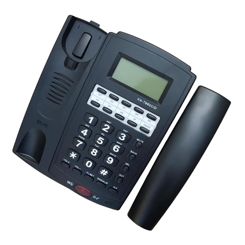 KX-992CID English Telephone With Caller Display Home Office BatteryFree Big Buttons Telephone Simple Landline Phone чёрный
KX-992CID English Telephone With Caller Display Home Office BatteryFree Big Buttons Telephone Simple Landline Phone чёрный