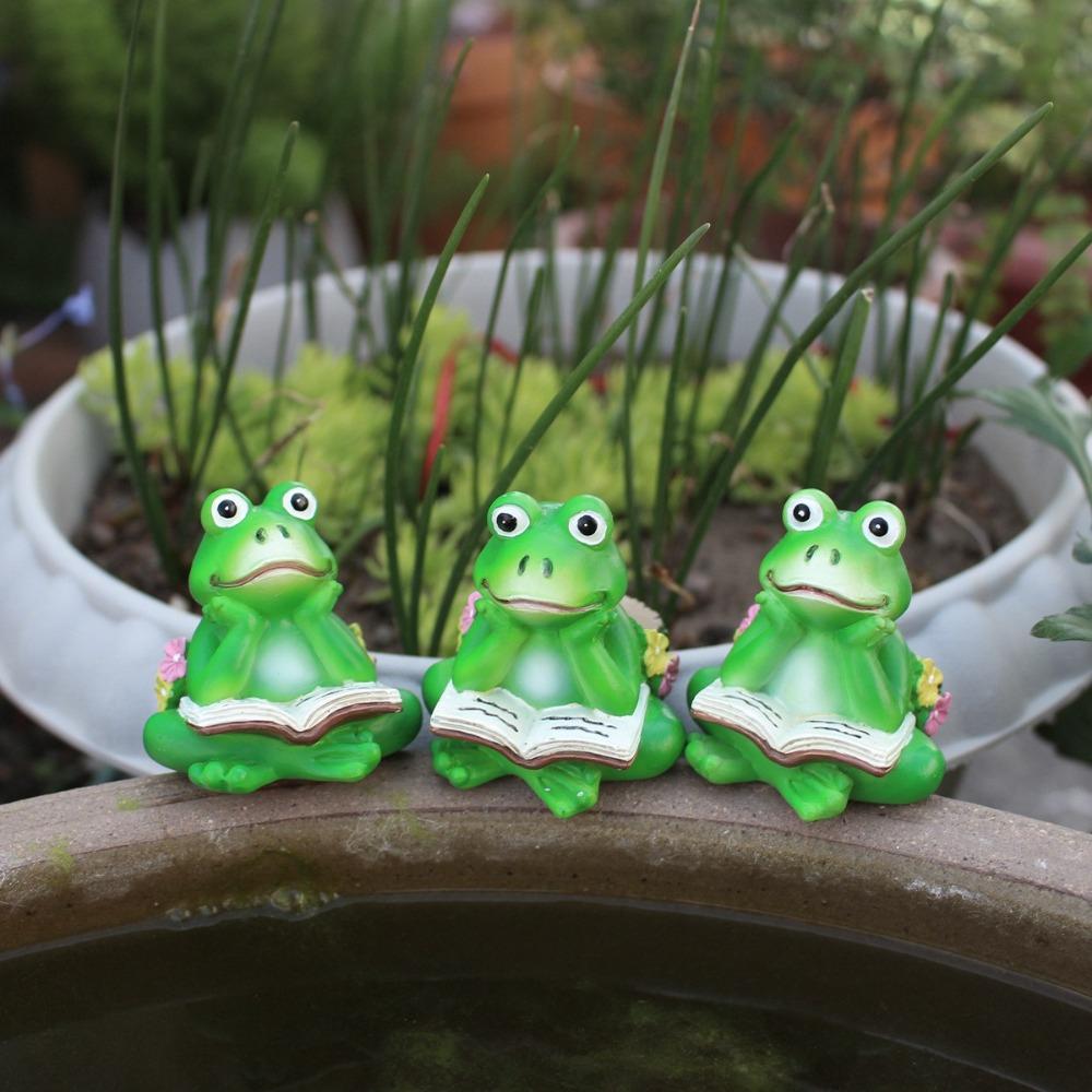 3pcs Resin Crafts Frog Potted Mat Green Animal Statue Micro-landscape Accessories 3pcs
3pcs Resin Crafts Frog Potted Mat Green Animal Statue Micro-landscape Accessories 3pcs