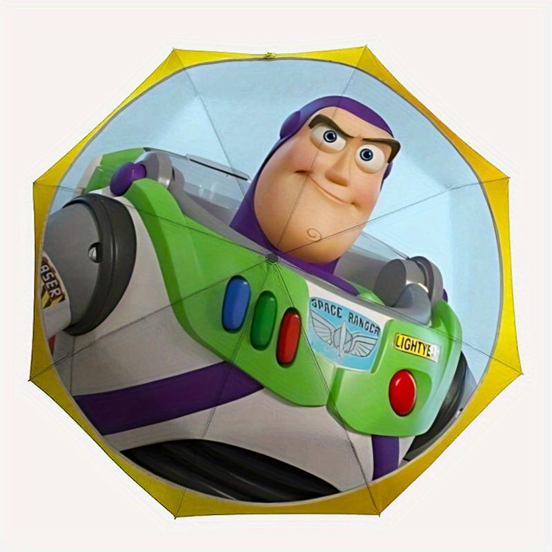 1pc Buzz Lightyear Automatic Folding Umbrella: Compact 8-rib Design Cartoon Travel Companion for Outdoor, Casual Accessory
1pc Buzz Lightyear Automatic Folding Umbrella: Compact 8-rib Design Cartoon Travel Companion for Outdoor, Casual Accessory