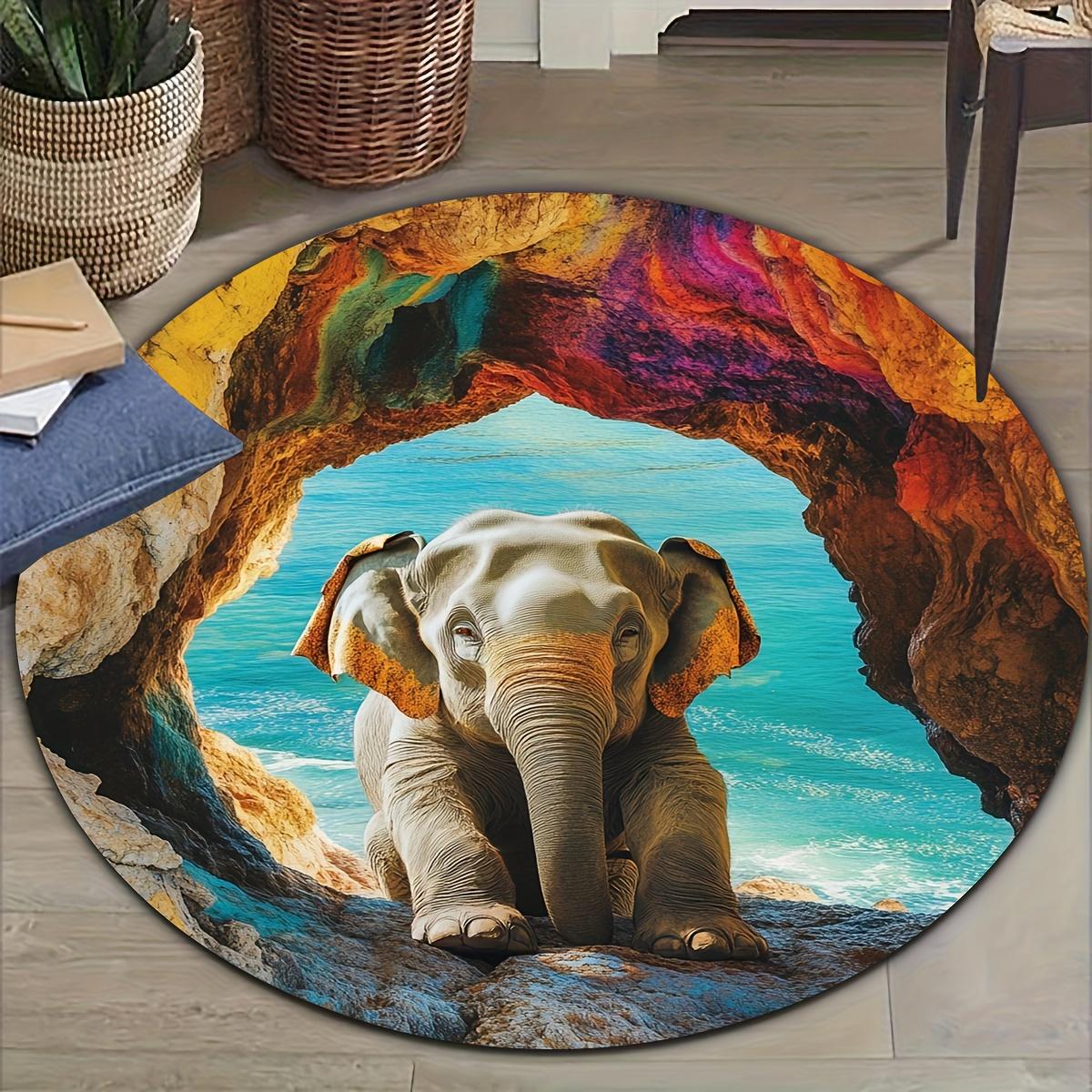 Elephant Beach Cave Round Rug Flannel Printed Carpet Animal Nature Theme Home Decor Cozy Soft Floor Mat Living Room Indoor Use 60CM(23.6inch)
Elephant Beach Cave Round Rug Flannel Printed Carpet Animal Nature Theme Home Decor Cozy Soft Floor Mat Living Room Indoor Use 60CM(23.6inch)