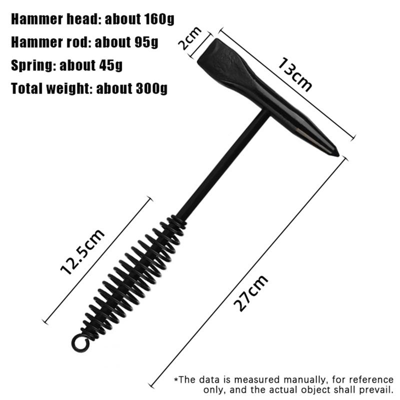 Spring Handle Welding Chipping Hammer, Electric Welding, Ice And Slag Tapping, Rust Removal, 1 Pcs Electric Welder Spring Hammer
Spring Handle Welding Chipping Hammer, Electric Welding, Ice And Slag Tapping, Rust Removal, 1 Pcs Electric Welder Spring Hammer