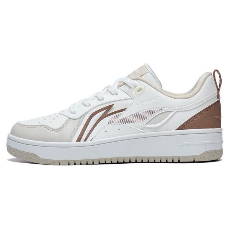 Li Ning Casual Versatile Non-Slip Wear-Resistant Low-Top Skate Shoes Women sneaker White Gray Brown AGCT342-3 39
Li Ning Casual Versatile Non-Slip Wear-Resistant Low-Top Skate Shoes Women sneaker White Gray Brown AGCT342-3 39