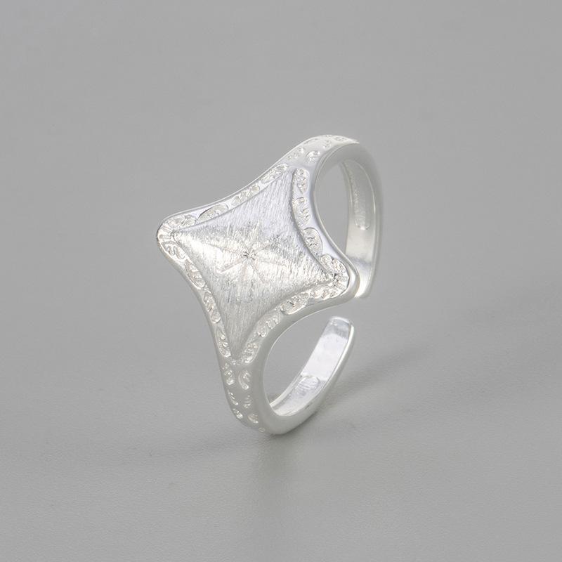 Fashion Luxury Brushed Metal Octagonal Star Rhombus Adjustable Opening Rings for Women Men Hip-hop Punk Stainless Steel Jewelry resizable
Fashion Luxury Brushed Metal Octagonal Star Rhombus Adjustable Opening Rings for Women Men Hip-hop Punk Stainless Steel Jewelry resizable
