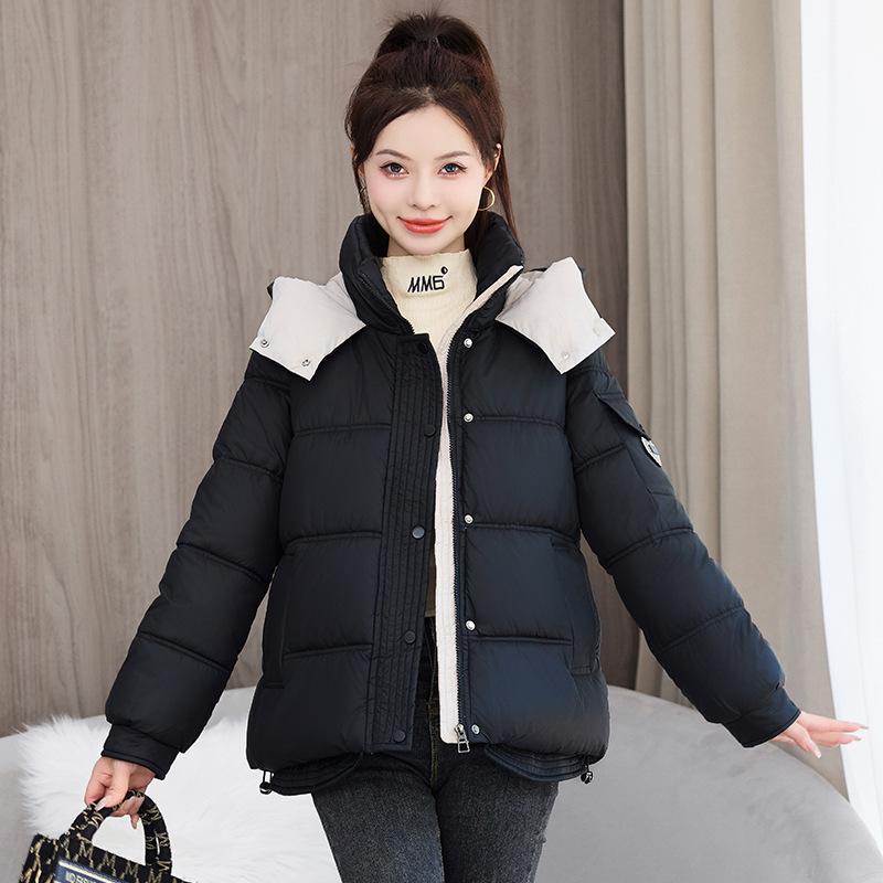 2025 winter new down cotton jacket women s short thickened bread jacket Korean version loose student cotton jacket M чёрный
2025 winter new down cotton jacket women s short thickened bread jacket Korean version loose student cotton jacket M чёрный