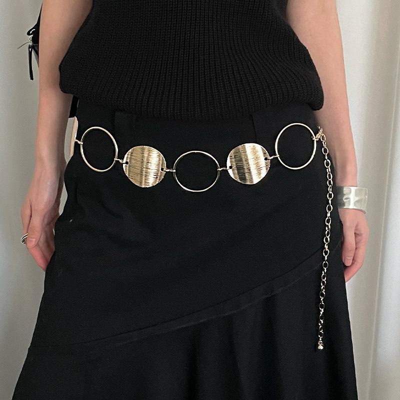 Fashionable Metal Round Disc Splicing Women S Waist Chain Dress Decoration Body Chain Jewelry Accessories
Fashionable Metal Round Disc Splicing Women S Waist Chain Dress Decoration Body Chain Jewelry Accessories