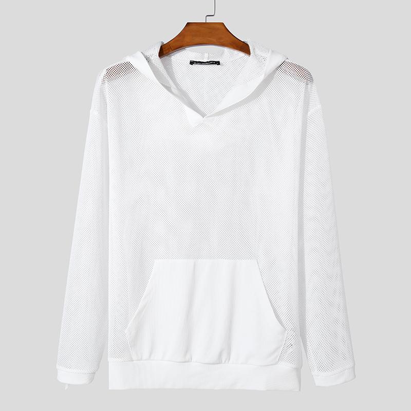 INCERUN Мужские толстовки с длинным рукавом и капюшоном с вырезом 2XL
INCERUN Мужские толстовки с длинным рукавом и капюшоном с вырезом 2XL