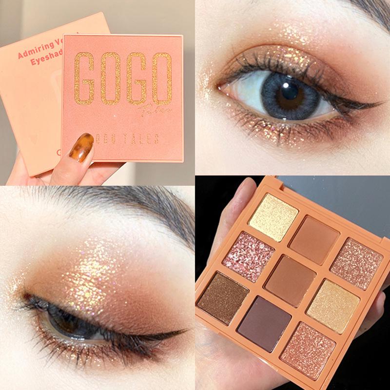 GOGO TALES Nine-Color Earth Tone Eyeshadow Palette for Beginners
GOGO TALES Nine-Color Earth Tone Eyeshadow Palette for Beginners