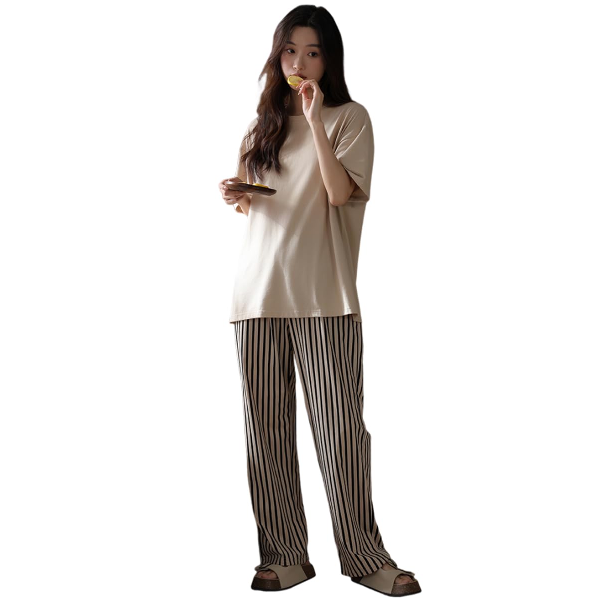 Jeayoo Cotton Top and Bottom and Suitable for and Sizes Women s 100% Pajamas, Loungewear, Set, Comfortable, Breathable, Moisture-Wicking, Spring,
Jeayoo Cotton Top and Bottom and Suitable for and Sizes Women s 100% Pajamas, Loungewear, Set, Comfortable, Breathable, Moisture-Wicking, Spring,