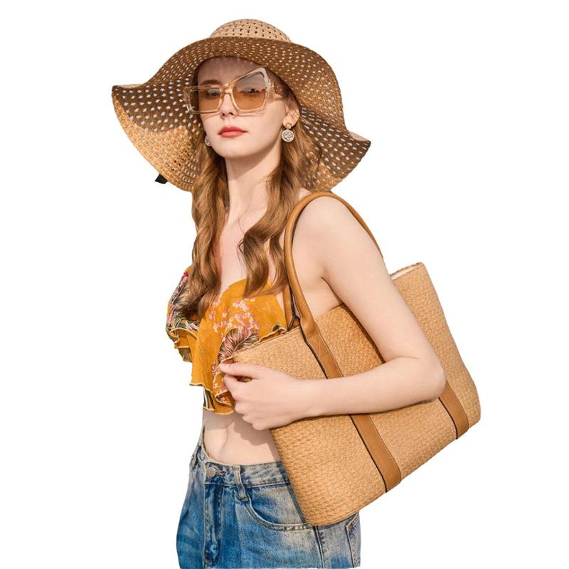 Повседневная полая соломенная шляпа-сумка очки комбинация темперамент солнцезащитная соломенная шляпа морская мода бант солнцезащитная шляпа One Size
Повседневная полая соломенная шляпа-сумка очки комбинация темперамент солнцезащитная соломенная шляпа морская мода бант солнцезащитная шляпа One Size