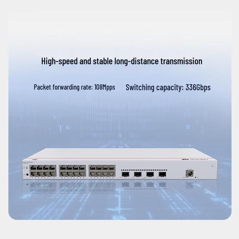 Huawei KunLing S220-24T4X Managed Ethernet Switch
Huawei KunLing S220-24T4X Managed Ethernet Switch