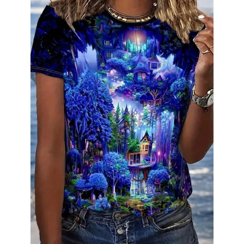 Summer New Round Neck Digital 3D Printed Casual Loose Short Sleeved Women s T-shirt 6XL
Summer New Round Neck Digital 3D Printed Casual Loose Short Sleeved Women s T-shirt 6XL