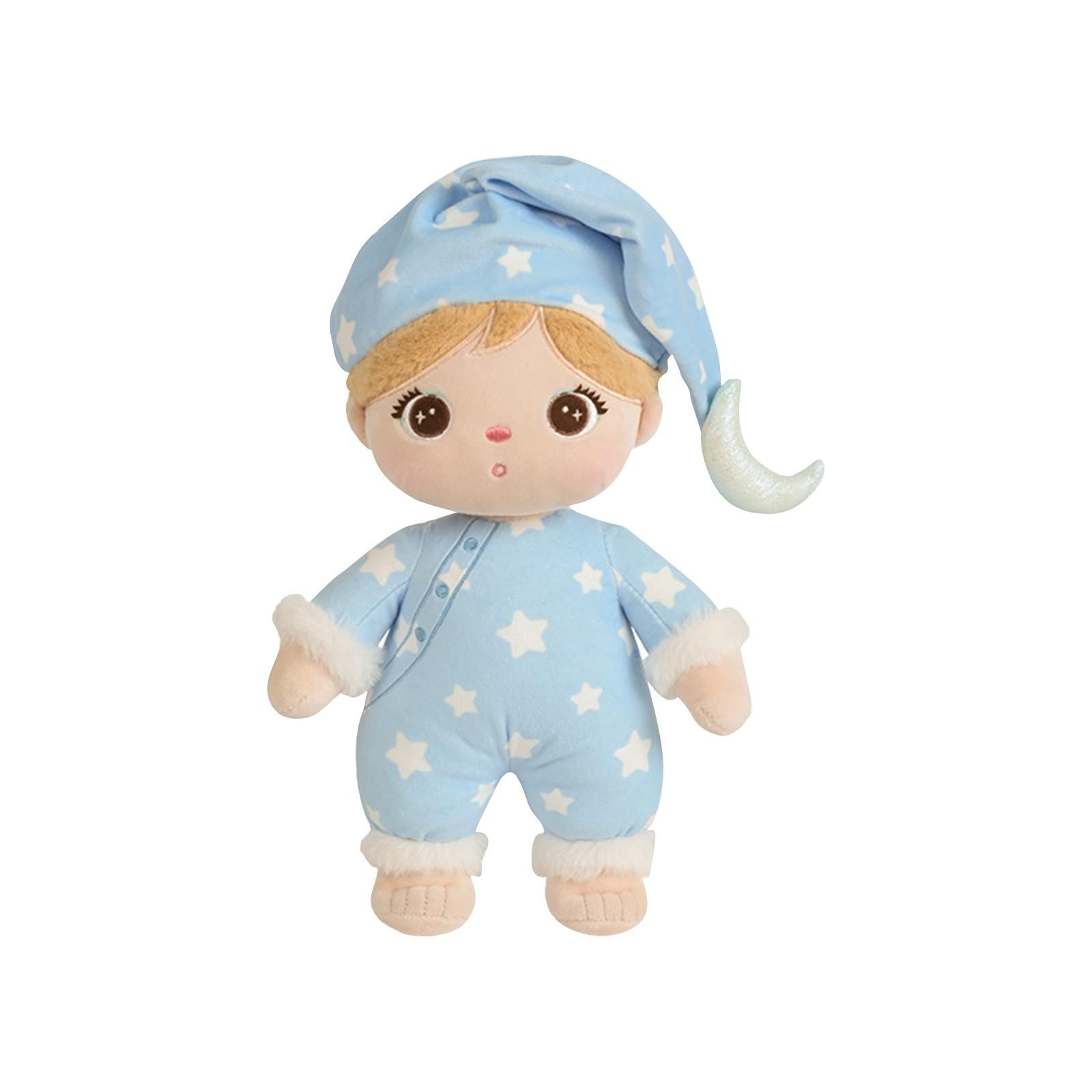 Мягкая кукла-игрушка (9 дюймов), Кукла-тряпка, подходит для девочек, подарок на день рождения, рождественский подарок в виде мягкой игрушки One Size синий
Мягкая кукла-игрушка (9 дюймов), Кукла-тряпка, подходит для девочек, подарок на день рождения, рождественский подарок в виде мягкой игрушки One Size синий