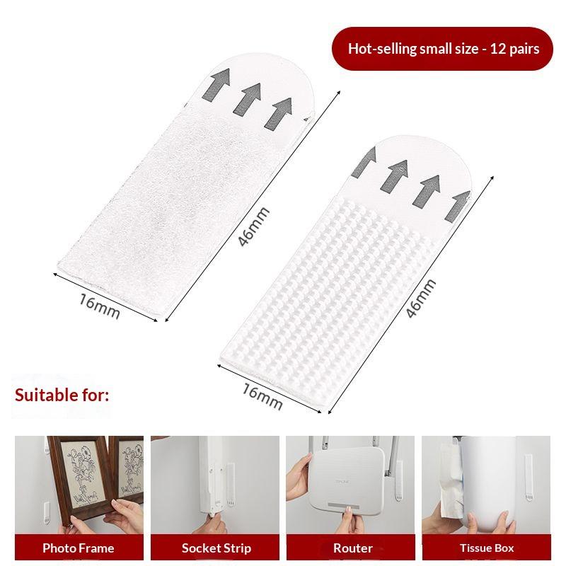 12/24Sets Double Sided Picture Hanging Strips Adhesive Hook Loop Tape For Mounting Po Frame Fixed Diy Wall Decor Stickers 16*46mm 12pcs
12/24Sets Double Sided Picture Hanging Strips Adhesive Hook Loop Tape For Mounting Po Frame Fixed Diy Wall Decor Stickers 16*46mm 12pcs