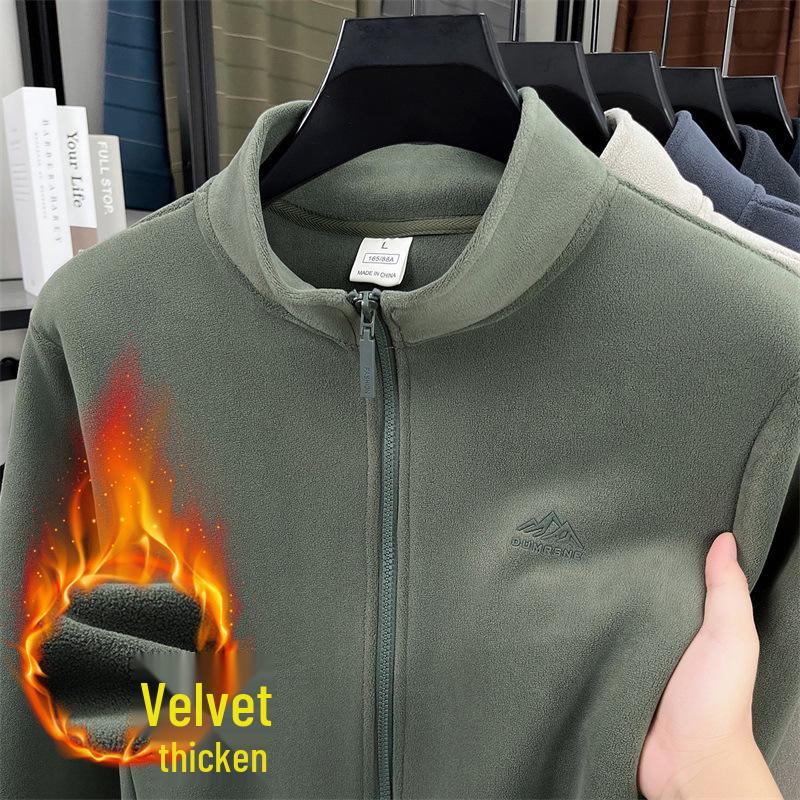 Men s Double-Sided Plush Long-Sleeved Jacket: Autumn/Winter Casual Loose Trendy Coat Extra Large
Men s Double-Sided Plush Long-Sleeved Jacket: Autumn/Winter Casual Loose Trendy Coat Extra Large