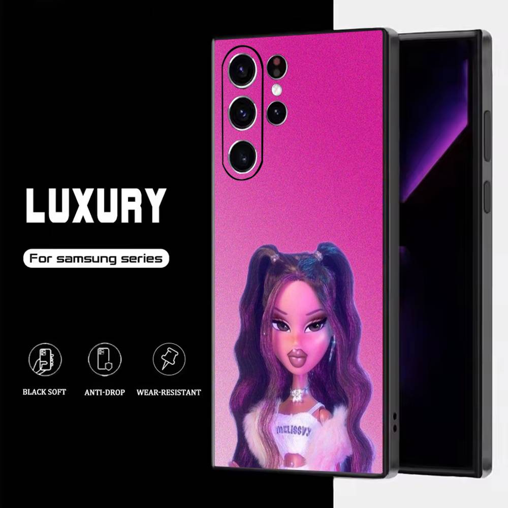 Fashion B-Bratz Doll Phone Case For Samsung S25,S24,S23,S22,S21,S20,S10,Ultra,Plus,Lite,FE,Soft Silicone Black Cover SamsungS20lite
Fashion B-Bratz Doll Phone Case For Samsung S25,S24,S23,S22,S21,S20,S10,Ultra,Plus,Lite,FE,Soft Silicone Black Cover SamsungS20lite