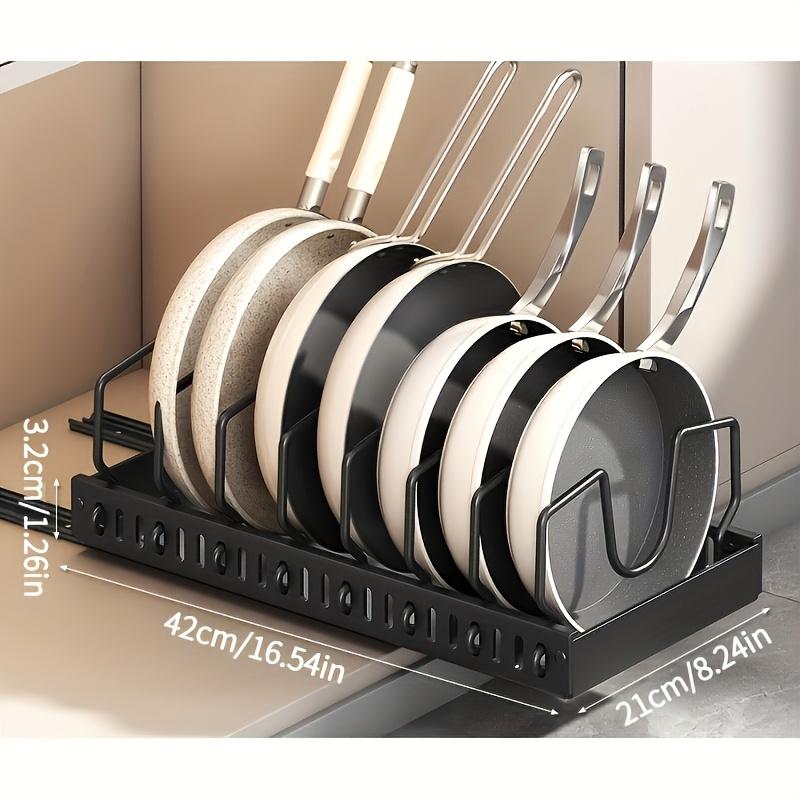 Pots and Pans Organizer Under Cabinet, Pull-out Pots and Pans Organizer, Cabinet Holder, Sliding type Pots and Pans Storage чорний
Pots and Pans Organizer Under Cabinet, Pull-out Pots and Pans Organizer, Cabinet Holder, Sliding type Pots and Pans Storage чорний