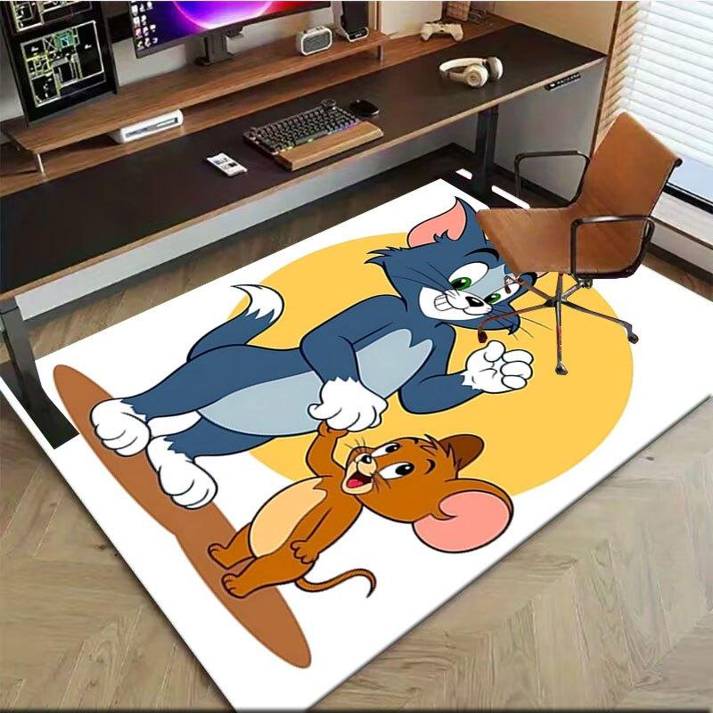 Tom & Jerry Adventure: Classic Cartoon Characters Merchandise Office Mat Home Decor Gift For Halloween & Christmas LD95 160cm by 200cm
Tom & Jerry Adventure: Classic Cartoon Characters Merchandise Office Mat Home Decor Gift For Halloween & Christmas LD95 160cm by 200cm