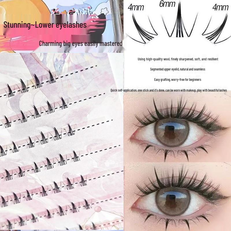 Stunning Cat Paw Lower Eyelashes: Natural, Thick & Photogenic False Lashes with Super Fine Transparent Stem
Stunning Cat Paw Lower Eyelashes: Natural, Thick & Photogenic False Lashes with Super Fine Transparent Stem
