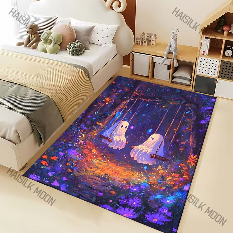 2 Ghosts in The Forest Carpet for Living Room Bedroom Bedside Floor Mat Cloakroom Sofa Area Rugs Halloween Decor Large Size 40x60cm
2 Ghosts in The Forest Carpet for Living Room Bedroom Bedside Floor Mat Cloakroom Sofa Area Rugs Halloween Decor Large Size 40x60cm
