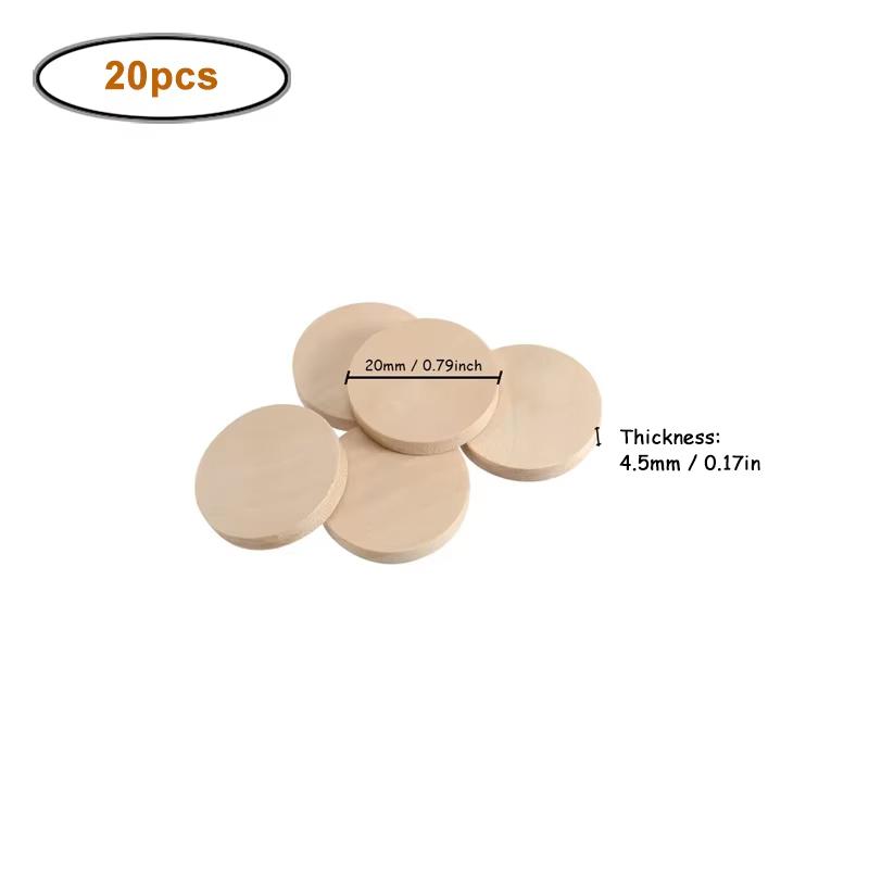 15-35mm Unfinished Smooth Round Wood Coins, Natural Blank Wooden Rounds Cutouts Tokens for DIY Craft Art Supplies, Painting
15-35mm Unfinished Smooth Round Wood Coins, Natural Blank Wooden Rounds Cutouts Tokens for DIY Craft Art Supplies, Painting