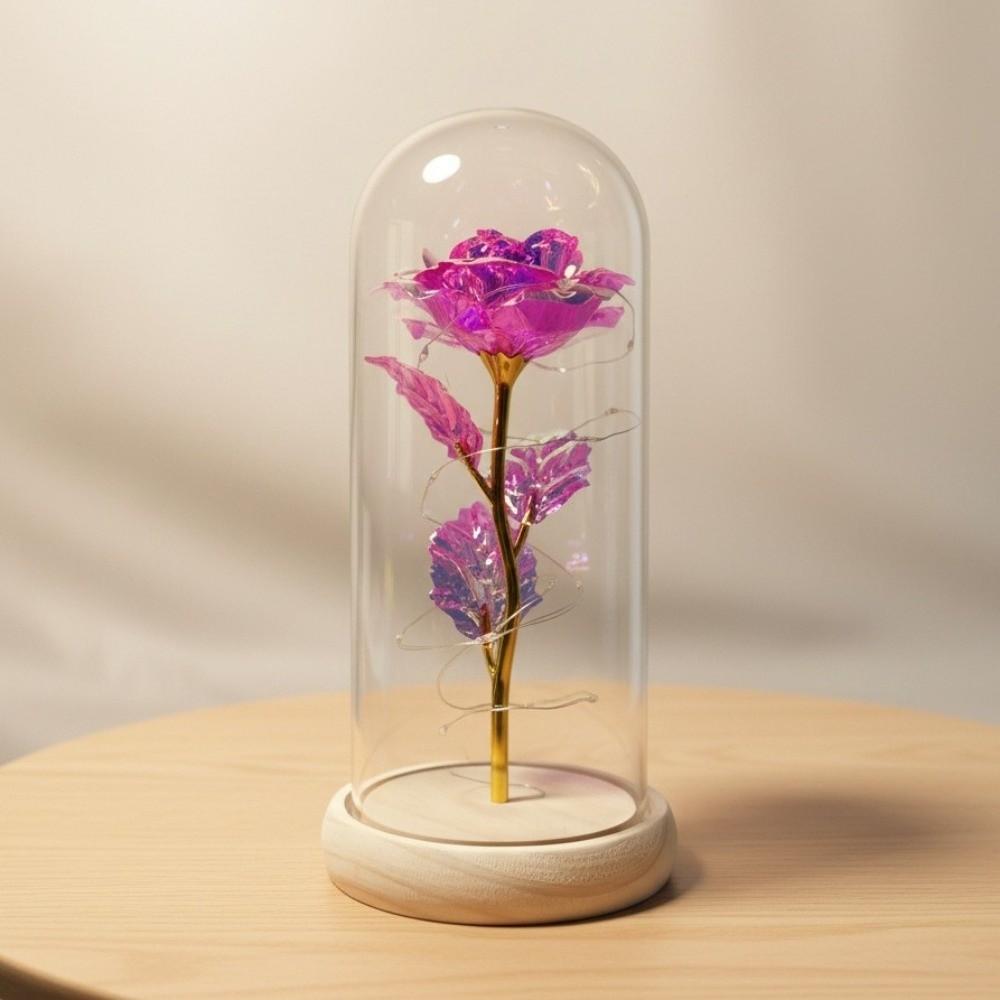 Creative Wooden Eternal Rose Flower with Transparent Lampshade Exquisite Artificial Flower Simulation Roses Bridesmaid Gifts светло-фиолетовый
Creative Wooden Eternal Rose Flower with Transparent Lampshade Exquisite Artificial Flower Simulation Roses Bridesmaid Gifts светло-фиолетовый