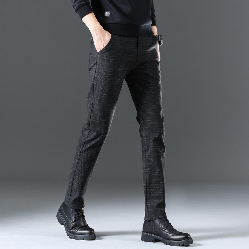 Мужские повседневные брюки в клетку, офисные брюки со средней посадкой, однотонные универсальные деловые брюки 28 чёрный
Мужские повседневные брюки в клетку, офисные брюки со средней посадкой, однотонные универсальные деловые брюки 28 чёрный