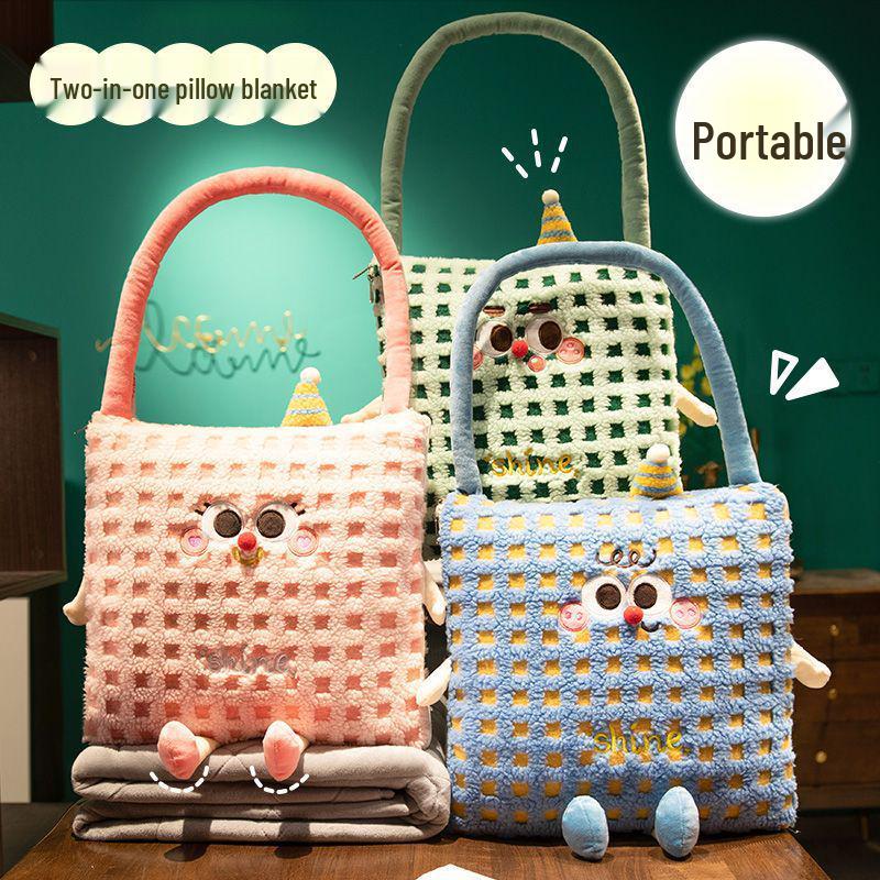 Dopamine 2-in-1 Pillow & Quilt: Cute Nap Blanket/Cushion for Car, Office, Sofa 38x38cm Pillow, 100x150cm Blanket, 0.7kg
Dopamine 2-in-1 Pillow & Quilt: Cute Nap Blanket/Cushion for Car, Office, Sofa 38x38cm Pillow, 100x150cm Blanket, 0.7kg