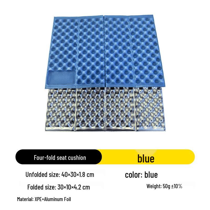 Egg Nest Portable Folding Seat Cushion: Moisture-Proof, Thickened Aluminum Film, Outdoor Camping & Hiking Mat 40x30x1.8cm синій
Egg Nest Portable Folding Seat Cushion: Moisture-Proof, Thickened Aluminum Film, Outdoor Camping & Hiking Mat 40x30x1.8cm синій