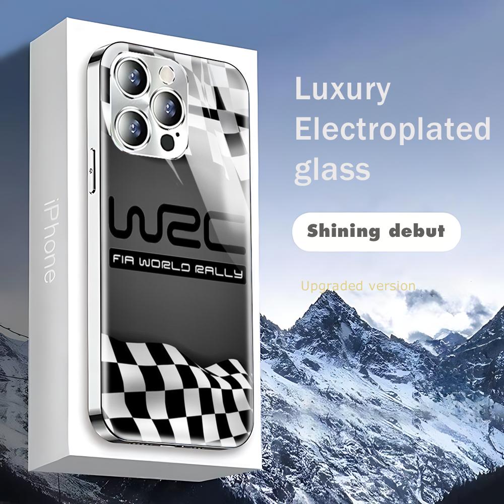 Fashion WRC Racing logo Phone Case For iphone 17 16 15 14 13 12 Pro Plus Max New Electroplated glass Case iPhone 12
Fashion WRC Racing logo Phone Case For iphone 17 16 15 14 13 12 Pro Plus Max New Electroplated glass Case iPhone 12