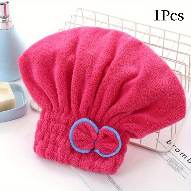 1pc Women s Quick-Dry Hair Cap with Chef Hat Design &Pink Bow - Soft coral fleece Shower Cap for Fast Hair Drying,Cute Turquoise
1pc Women s Quick-Dry Hair Cap with Chef Hat Design &Pink Bow - Soft coral fleece Shower Cap for Fast Hair Drying,Cute Turquoise