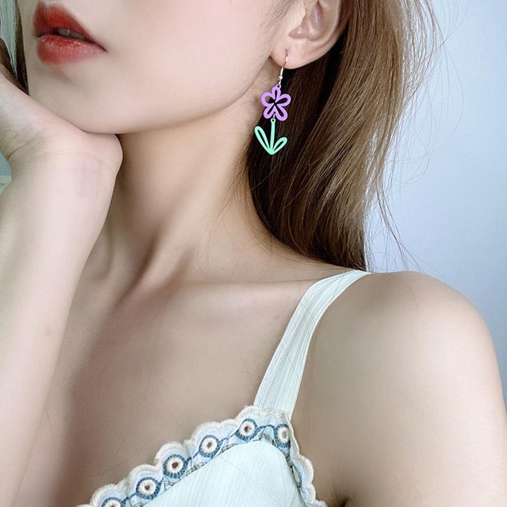 Sweet Candy Color for Women Baking Varnish Flower Hook Earrings Petal Dangle Drop Earrings
Sweet Candy Color for Women Baking Varnish Flower Hook Earrings Petal Dangle Drop Earrings