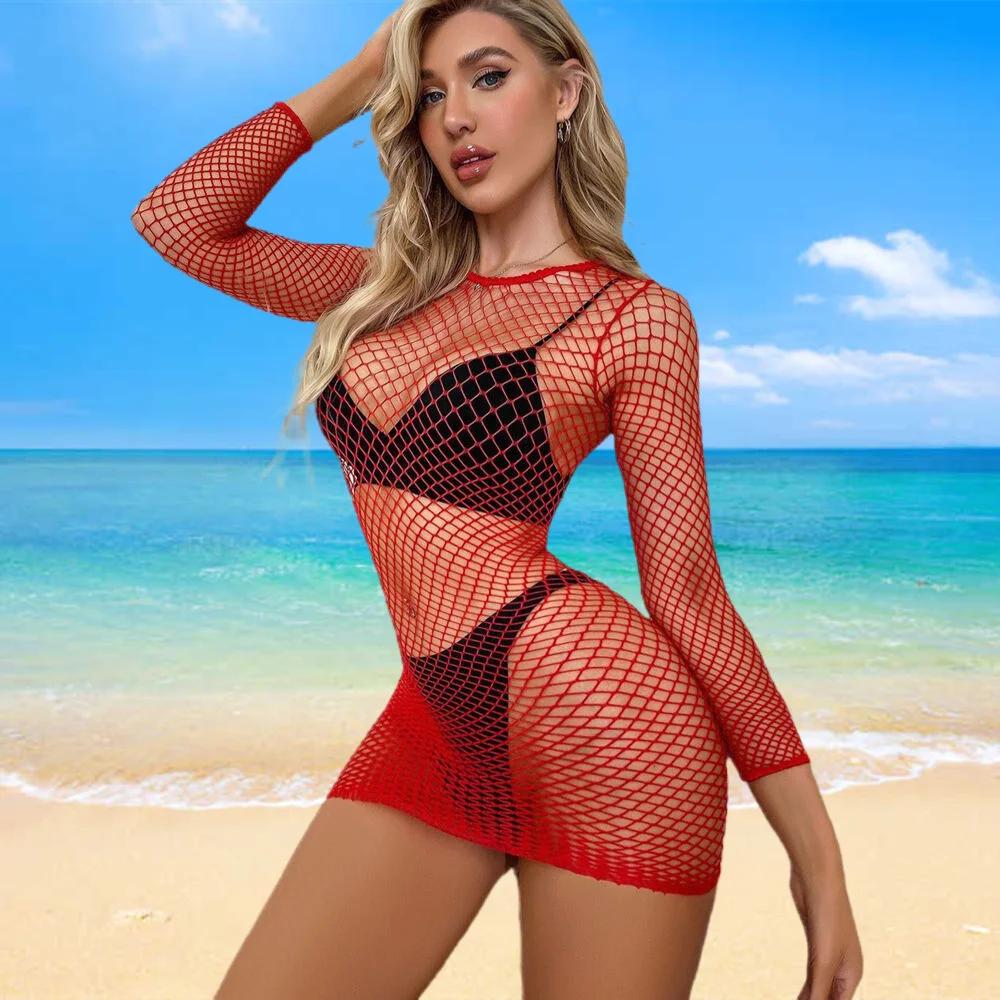 See Through Dress Women Mesh Long Sleeve Bodycon Hot Summer Bikini Cover Up Beach Dress Sexy Off Shoulder Mini Vestidos L
See Through Dress Women Mesh Long Sleeve Bodycon Hot Summer Bikini Cover Up Beach Dress Sexy Off Shoulder Mini Vestidos L