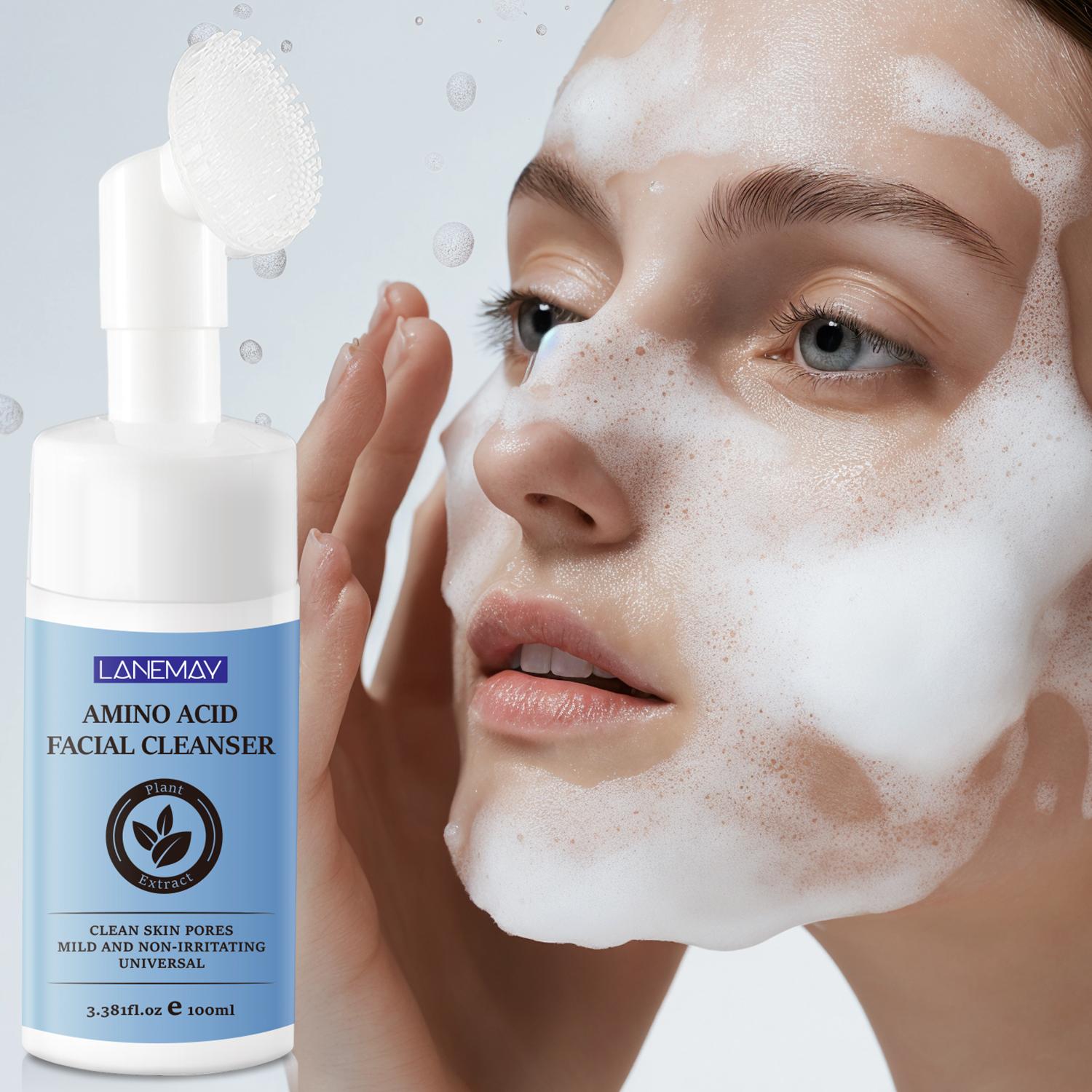 Amino Acid Facial Cleanser-Locks In Moisture For Soft, Supple Skin-Nourishes And Revitalizes For A Healthy Glow-Suitable For All Skin Types, 100ml
Amino Acid Facial Cleanser-Locks In Moisture For Soft, Supple Skin-Nourishes And Revitalizes For A Healthy Glow-Suitable For All Skin Types, 100ml