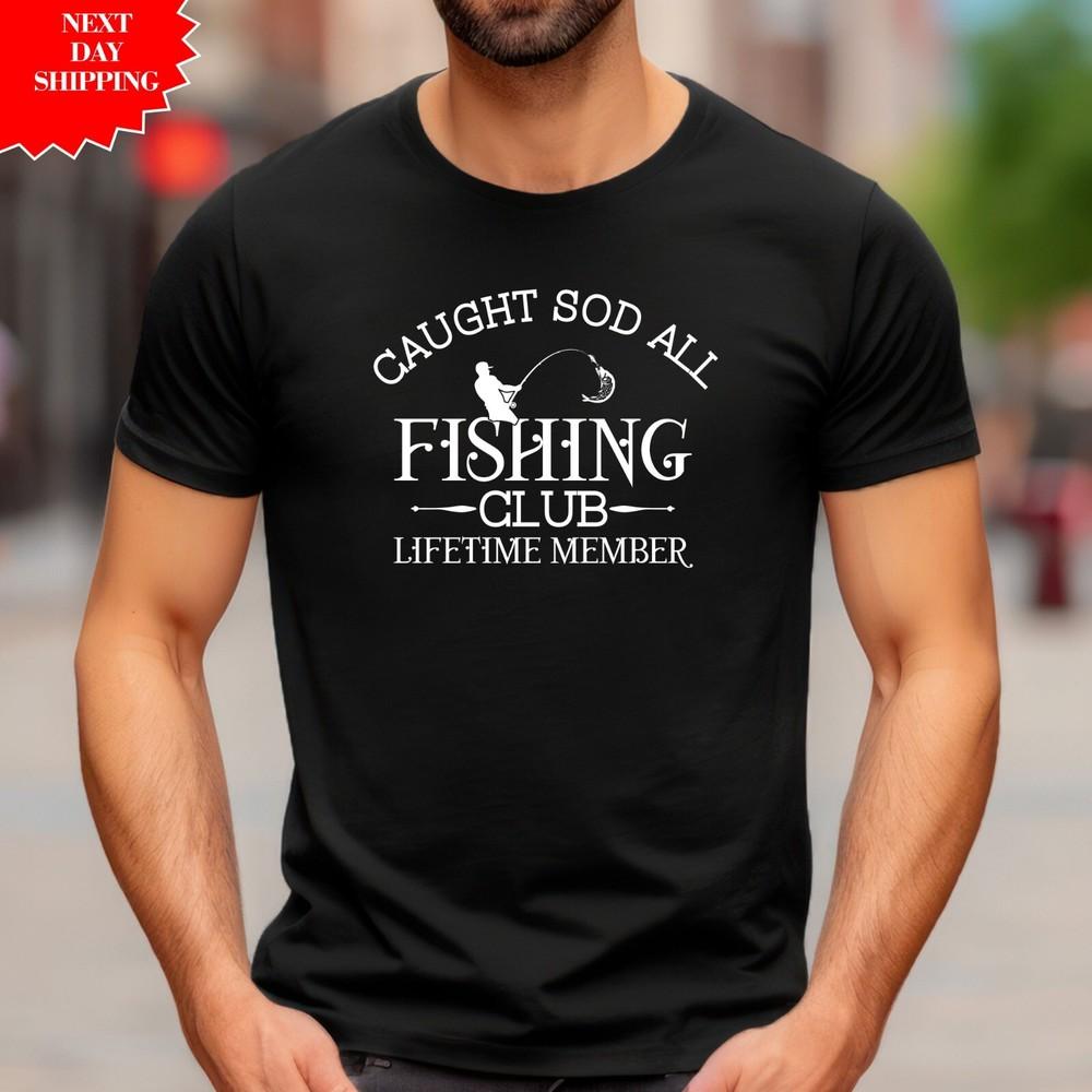 Caught Sod All Funny Fishing T Shirt Printed Fathers Day Gift 100% Cotton T Tops L
Caught Sod All Funny Fishing T Shirt Printed Fathers Day Gift 100% Cotton T Tops L