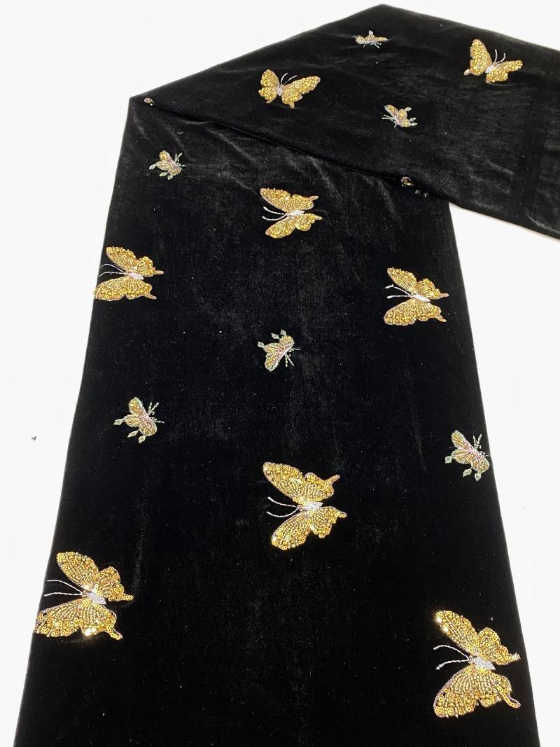1 Yard Pretty Butterfly Desgin Fabric High Quality Handmade Embroidery Net Lace with Beads Sequisn for Party Evening Dress 1Yard
1 Yard Pretty Butterfly Desgin Fabric High Quality Handmade Embroidery Net Lace with Beads Sequisn for Party Evening Dress 1Yard