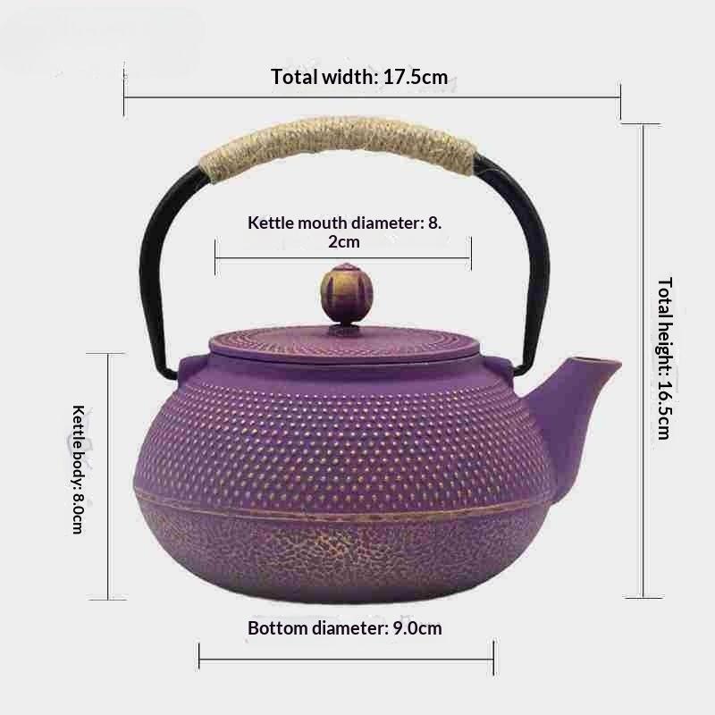 900ml Cast Iron Teapot Kitchen Teaware Japanese Tea Kettle for Boiling Water Chinese Teapots Tea Ceremony Accessories
900ml Cast Iron Teapot Kitchen Teaware Japanese Tea Kettle for Boiling Water Chinese Teapots Tea Ceremony Accessories