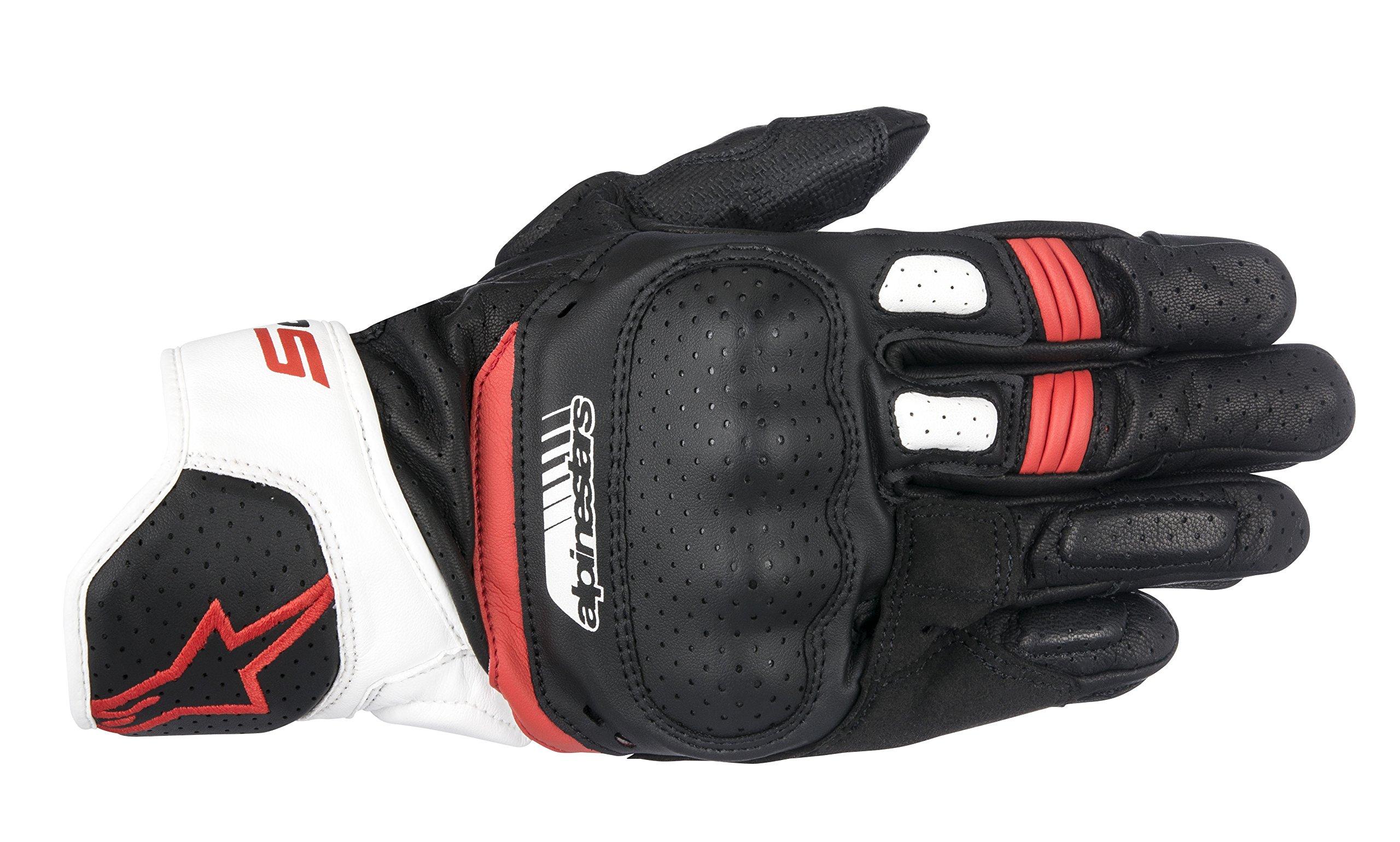 Alpinestars Motorcycle Gloves Leather Gloves 1694360203 Black/White/Red (Size L) SP-5
Alpinestars Motorcycle Gloves Leather Gloves 1694360203 Black/White/Red (Size L) SP-5
