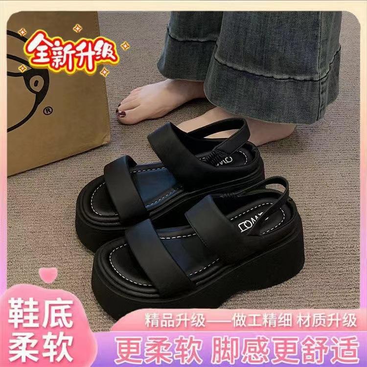 Одно слово с сандалиями на платформе-маффин женские лето 2025 новые простые модные маленькие туфли на платформе-маффин пляжная обувь 35 чёрный
Одно слово с сандалиями на платформе-маффин женские лето 2025 новые простые модные маленькие туфли на платформе-маффин пляжная обувь 35 чёрный