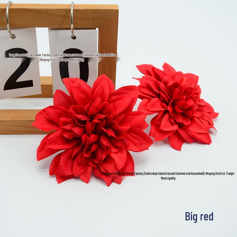 Dahlia Silk Flower Head, Hairpin & Wreath Set for Decorations & Hats
Dahlia Silk Flower Head, Hairpin & Wreath Set for Decorations & Hats