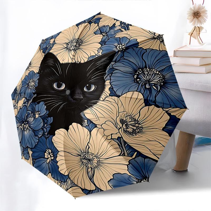 1pc Elegant Floral Patterned Automatic Opening/Closing Umbrella with Convenient Three-Fold Design, 8-Bone Iron Frame, Perfect Outdoor for Fans, Travel
1pc Elegant Floral Patterned Automatic Opening/Closing Umbrella with Convenient Three-Fold Design, 8-Bone Iron Frame, Perfect Outdoor for Fans, Travel