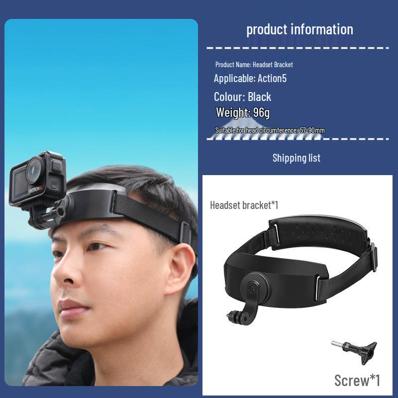 Qi Ye Head Strap Mount for GoPro 11/10/9/8 & DJI Action 3/2 Cameras
Qi Ye Head Strap Mount for GoPro 11/10/9/8 & DJI Action 3/2 Cameras