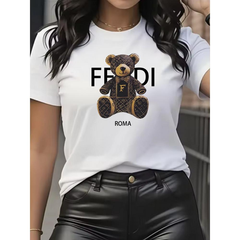 summer Graphic T-Shirt Short Sleeve Crew Neck with Soft Comfortable Spring Women s Light Blue Casual Teddy Bear M
summer Graphic T-Shirt Short Sleeve Crew Neck with Soft Comfortable Spring Women s Light Blue Casual Teddy Bear M